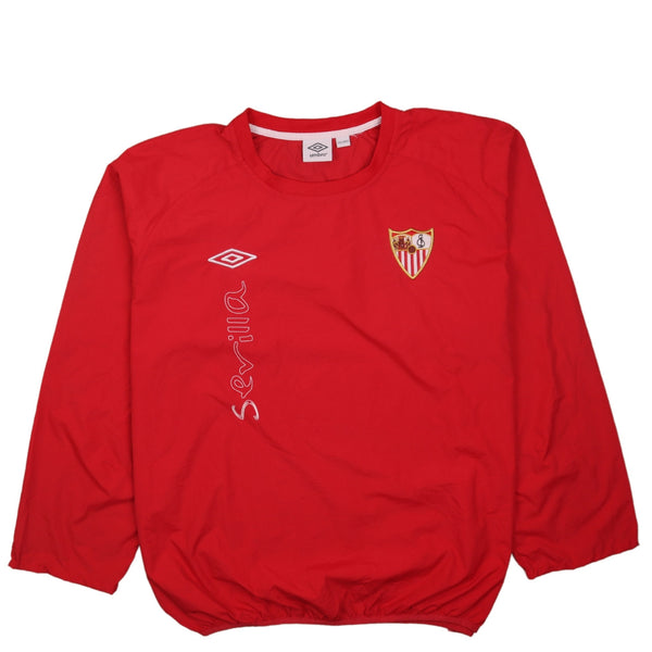 Umbro 90's Vintage Red Windbreaker XXLarge (2XL) Crew Neck