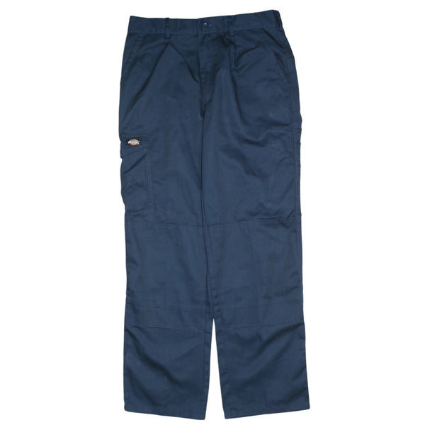 Dickies 90's Vintage Blue Straight Leg Baggy Drawstring Jeans (32)