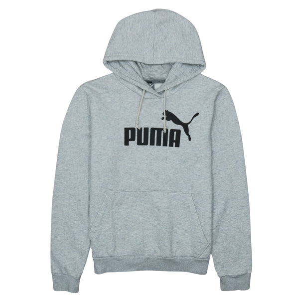 Puma 90's Spellout Pullover Hoodie Medium Grey