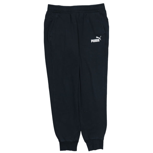 Puma 90's Rib Cuff Casual Joggers / Sweatpants Medium Black