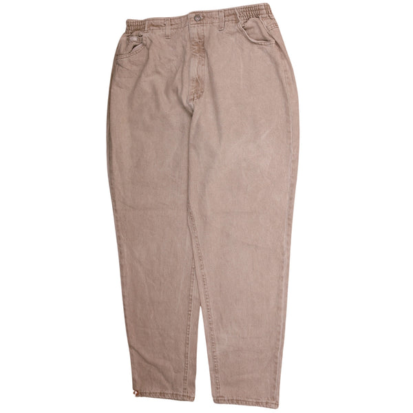 Lee Vintage 90's Men's Baggy Trousers Pants 36 Tan Brown Classic Fit