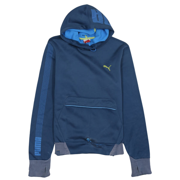 Puma 90's Lightweight Pullover Hoodie XSmall Navy Blue