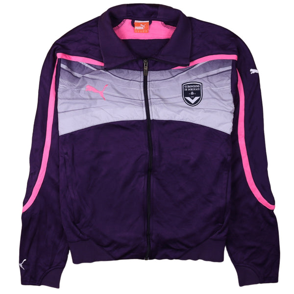 Puma 90's Women's XLarge Purple Full Zip Windbreaker Sportswear