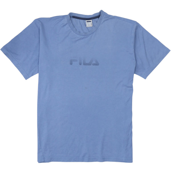 Fila 90's Short Sleeves Crew Neck T Shirt Medium Blue