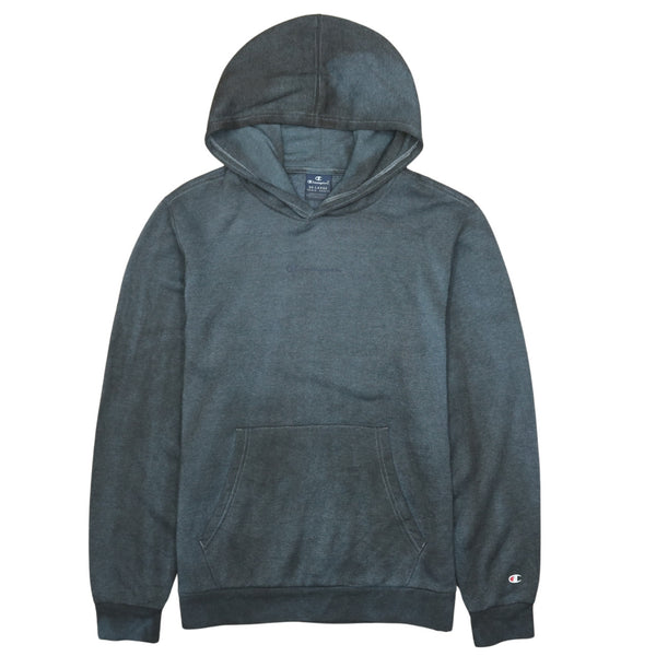 Champion 90's Drawstring Pockets Pullover Hoodie XXLarge (2XL) Black