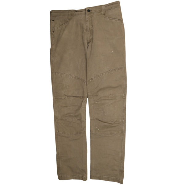 Wrangler Men's 90s Vintage Grey Baggy Straight Leg Trousers 38