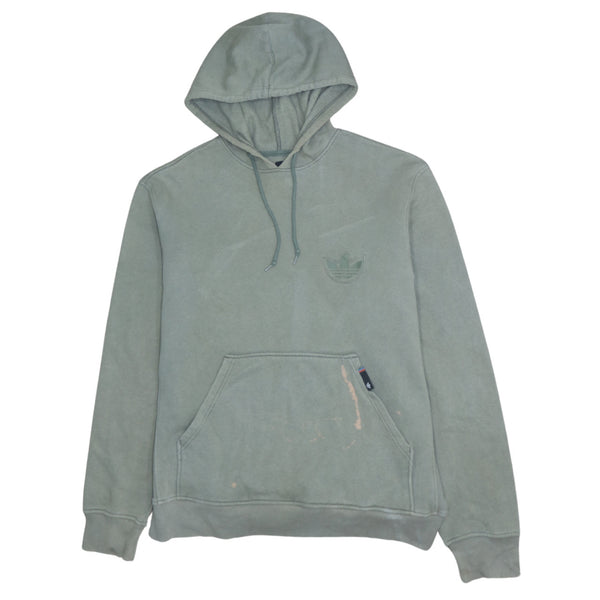 Adidas Vintage 90's Green Drawstring Pullover Hoodie Large