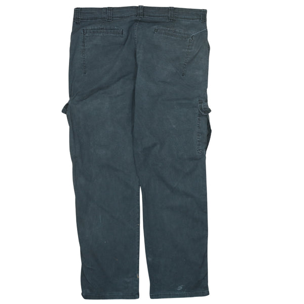 Wrangler 90's Vintage Black Straight Leg Baggy Men's Trousers Pants Size 38