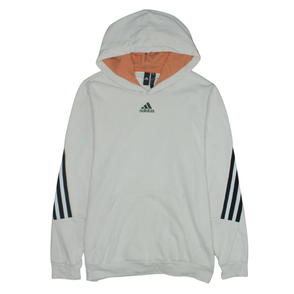 Adidas 90's Lightweight Pullover Hoodie XLarge Beige Cream