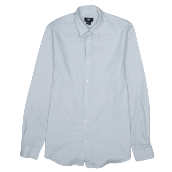 H&M 90's Long Sleeve Button Up Shirt Small White