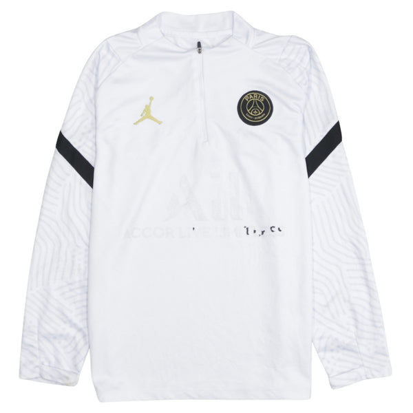 Jordan 90's Lightweight Quarter Zip Sweatshirt Medium White