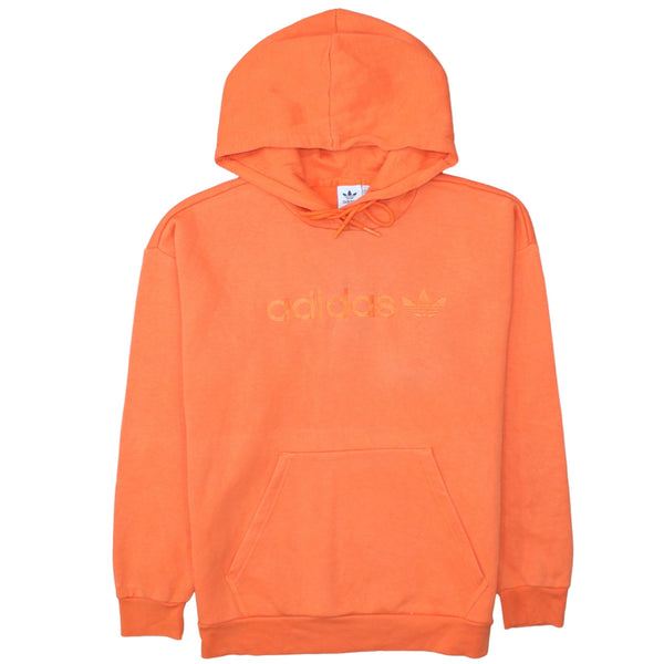 Adidas 90's Spellout Pullover Hoodie XLarge  Orange