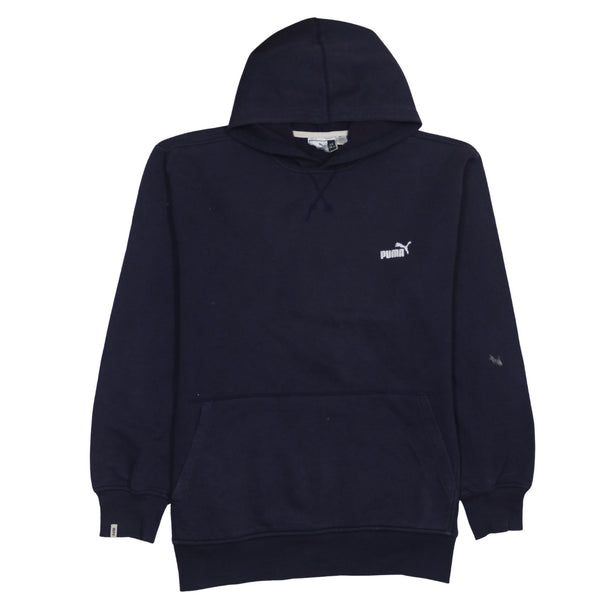 Puma 90's Drawstring Pockets Pullover Hoodie XLarge Purple