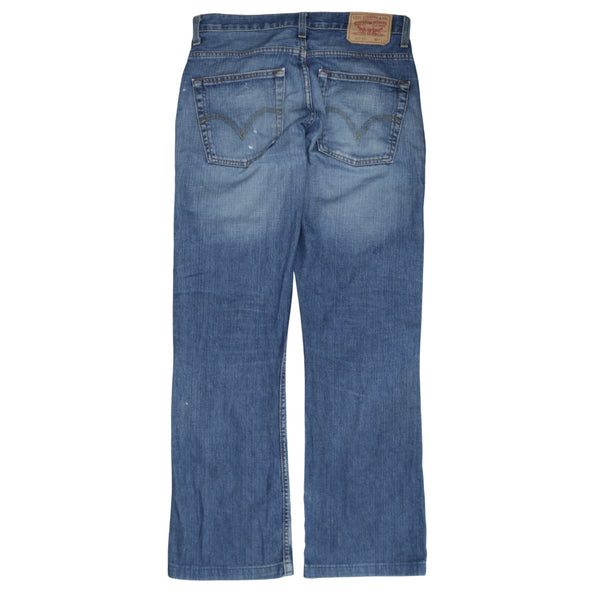 Levi's 90's 207 Straight Leg Baggy Trousers / Pants 32 Blue