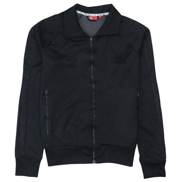Puma 90's Lightweight Full Zip Up Sweatshirt Large Black