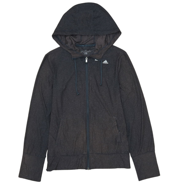 Adidas Vintage 90's Black Sportswear Hoodie Medium | Women's Full Zip Up