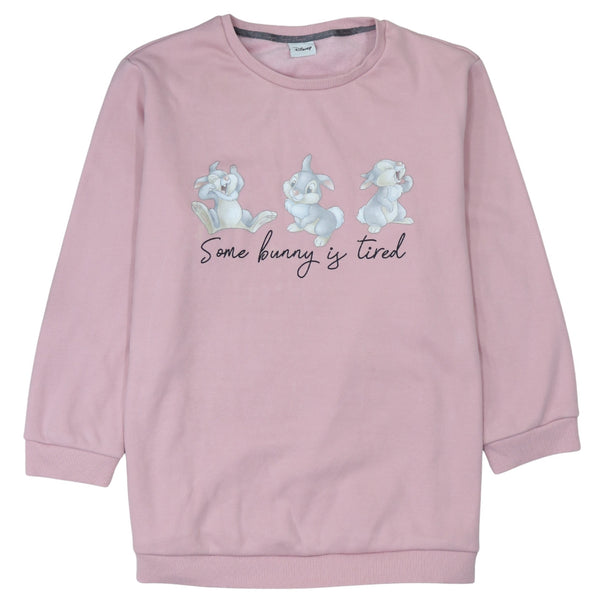 Disney 90's Thumper Crew Neck Sweatshirt Large Pink