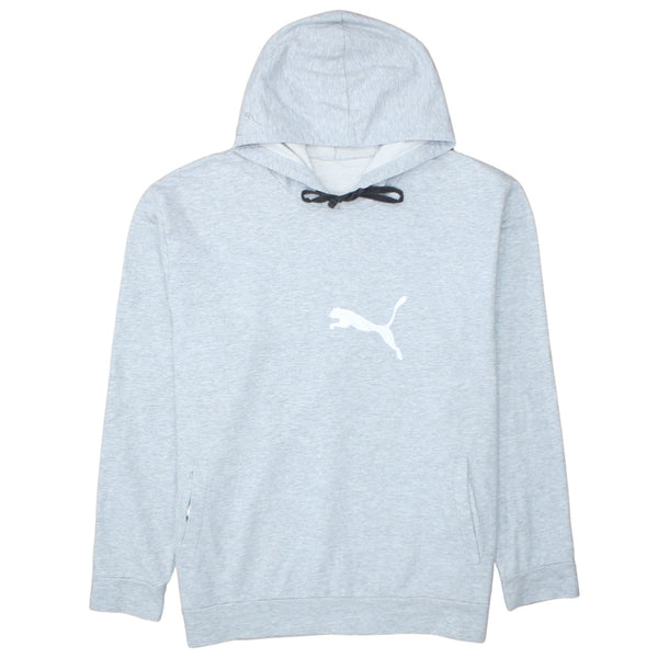 Puma 90's Loungwear Pullover Hoodie Large  Grey