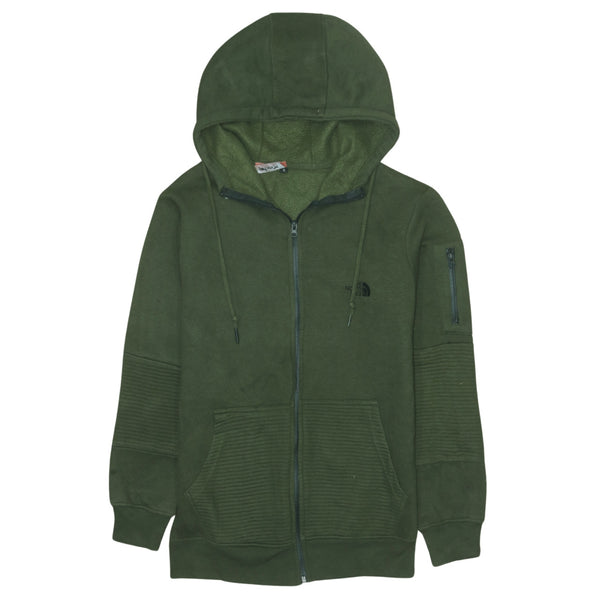 The North Face Vintage 90s Green Hoodie Small, Full Zip Drawstring Pockets