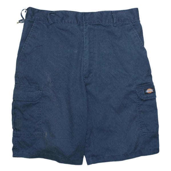 Dickies 90's Baggy Cargo Chino Shorts 34 Navy Blue Men's