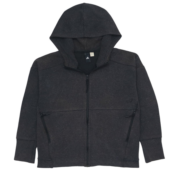 Adidas Vintage 90's Black Lightweight Men's Hoodie Large