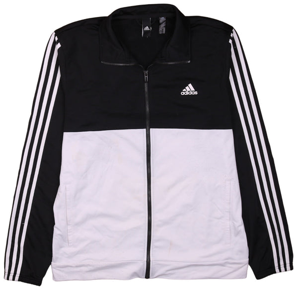 Adidas 90's Black Retro Track Jacket Full Zip Women's Large