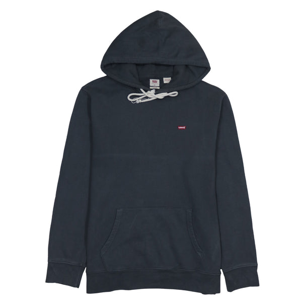 Levi's 90's Drawstring Pockets Pullover Hoodie XLarge Black