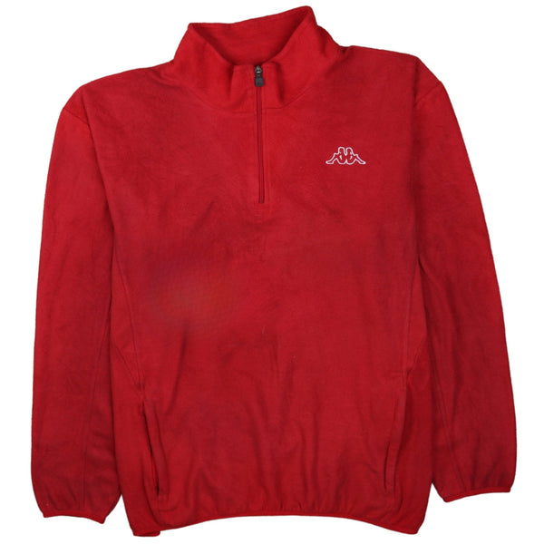 Kappa 90's Hiking Warm Quater Zip Fleece Jumper XXXLarge (3XL) Red