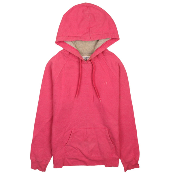 Champion Women's XL 90's Pink Pullover Hoodie with Drawstring Pockets