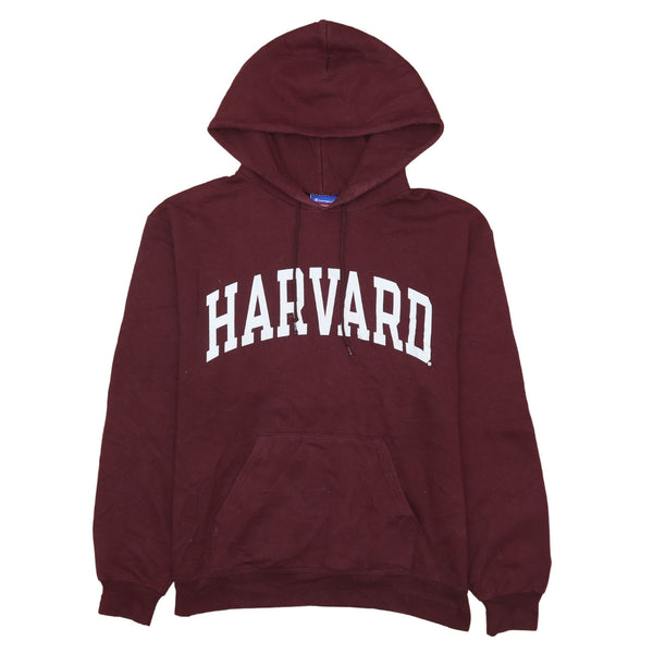 Champion Vintage 90's Harvard Pullover Hoodie Men's Medium Burgundy Red