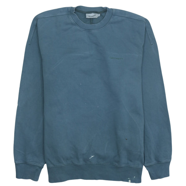 Carhartt 90's Heavyweight Crew Neck Sweatshirt Large Turquoise Blue Green