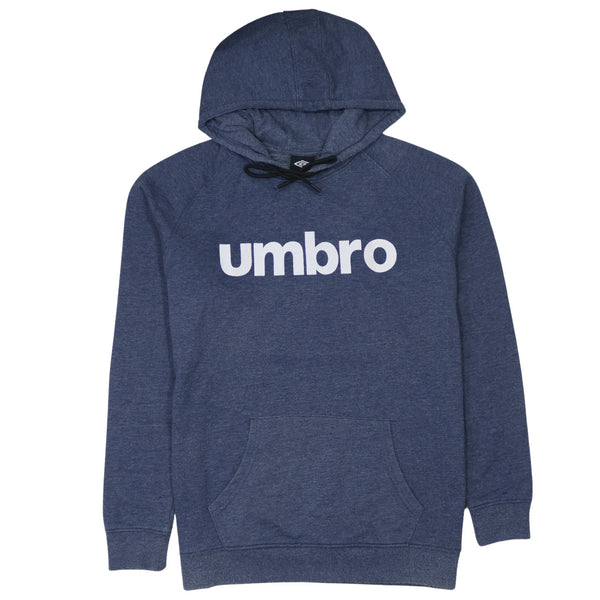 Umbro 90's Navy Blue XLarge Spellout Pullover Hoodie Women's
