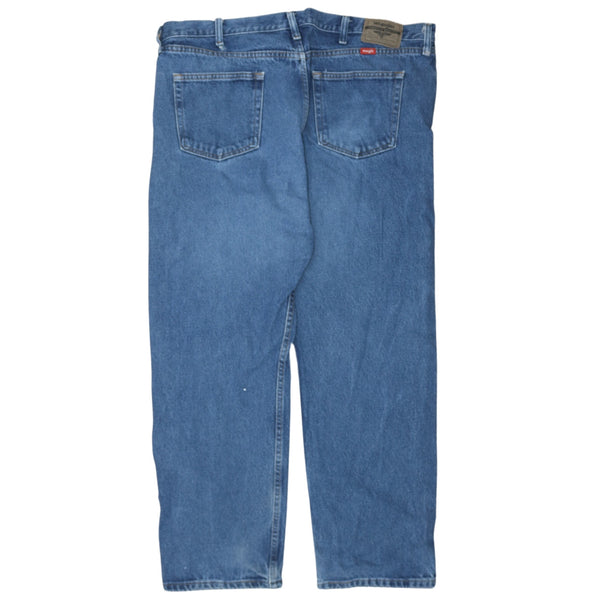 Wrangler 90's Men's Vintage Relaxed Baggy Blue Trousers Size 42