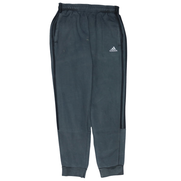 Adidas 90's Black Elasticated Waistband Joggers Sweatpants Men's Small