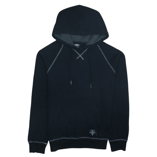 Umbro 90's Vintage Black Pullover Hoodie Medium