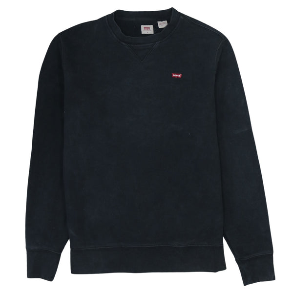 Levi's 90's Lightweight Crew Neck Sweatshirt Small Black