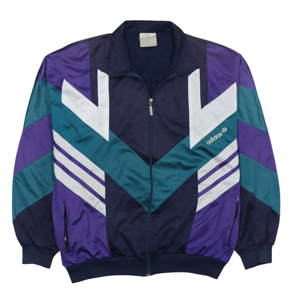Adidas 90's Lightweight Full Zip Up Windbreaker Large  Purple