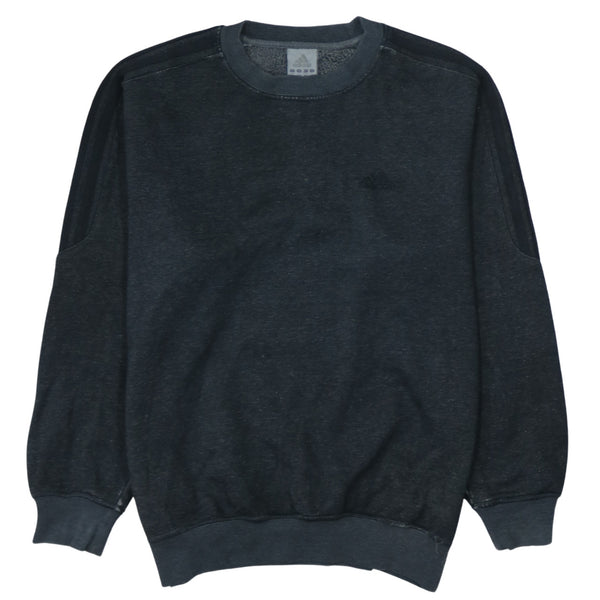 Adidas 90's Lightweight Crew Neck Sweatshirt Small Black