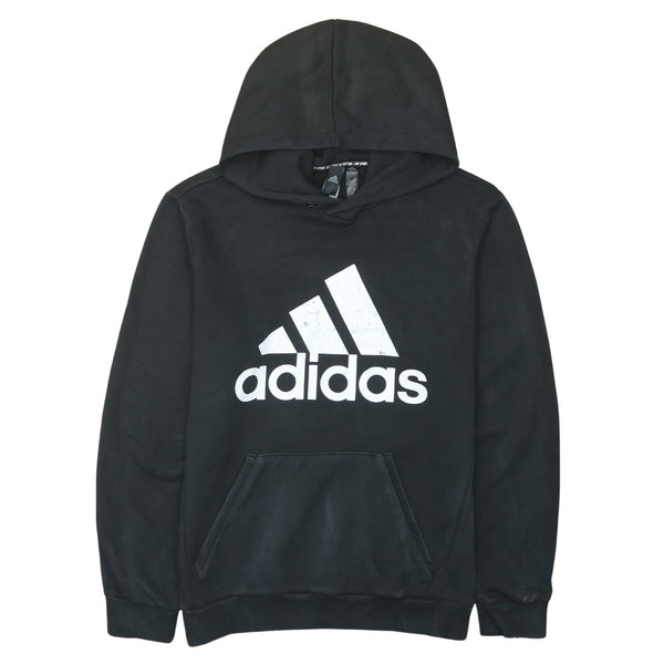 Adidas 90's Spellout Black Pullover Hoodie Men's Medium