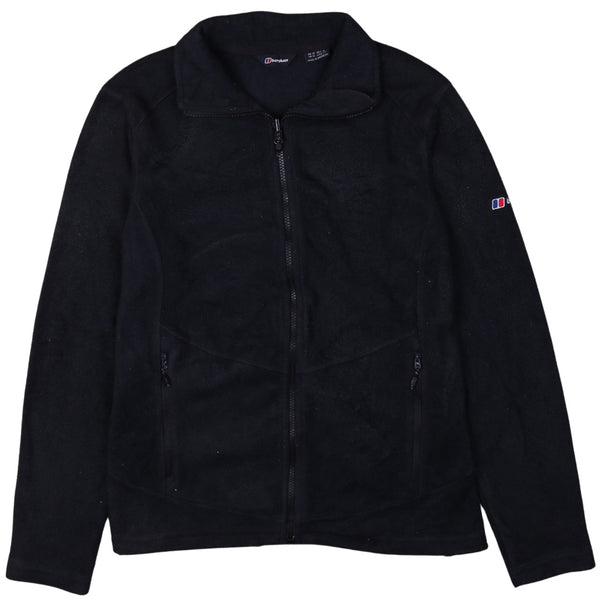 Berghaus 90's Full Zip Up Fleece Jumper XLarge Black