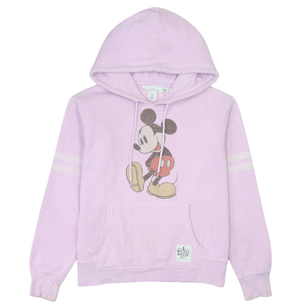 Vintage 90's Disney Mickey Mouse Pink Hoodie Men's Medium Pullover