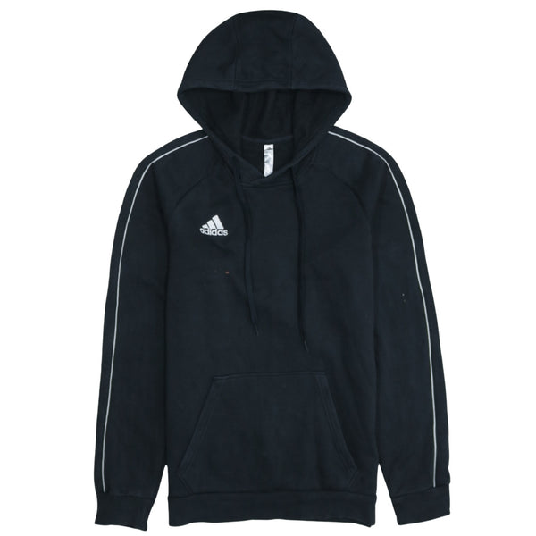 Adidas Vintage 90's Black Pullover Hoodie, Men's Small