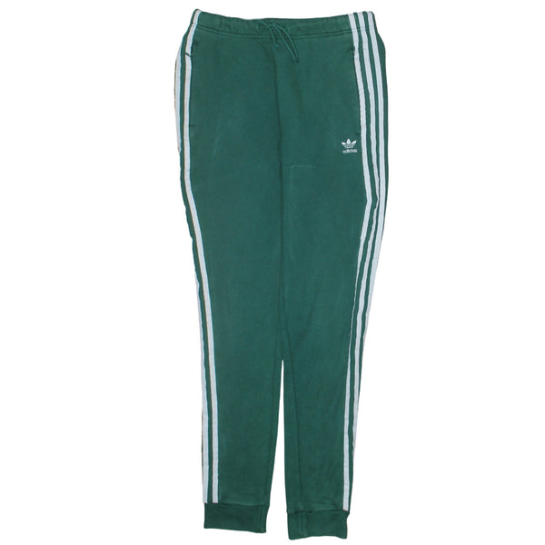 Adidas 90's 3 Stripes Casual Joggers / Sweatpants 28 Green