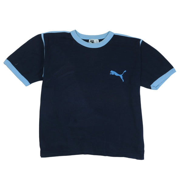 Puma Vintage 90's Crew Neck Sweatshirt XLarge Navy Blue