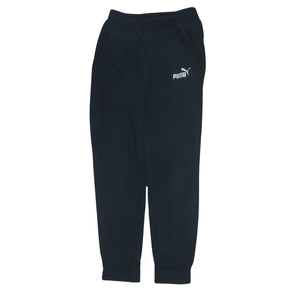 Puma 90's Vintage Black Joggers Sweatpants Small Casual Style