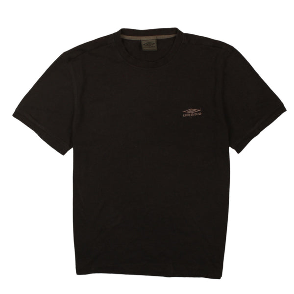 Umbro 90's Short Sleeves Crew Neck T Shirt Small Black