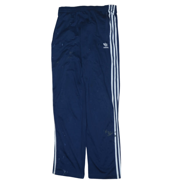 Adidas Vintage 90's Navy Blue Baggy Straight Leg Trousers Medium