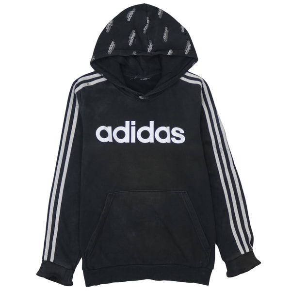 Adidas 90's Pullover Spellout Hoodie XSmall  Black