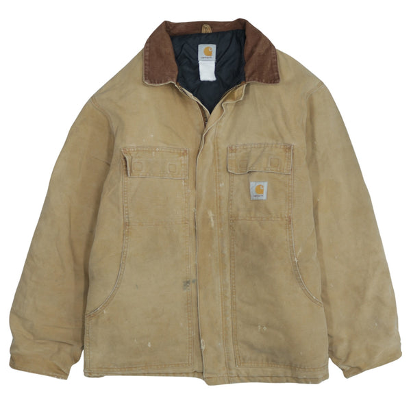 Carhartt 90's Heavyweight Full Zip Up Windbreaker XXLarge  Tan Brown