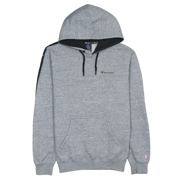 Champion 90's Drawstring Pockets Pullover Hoodie Medium Grey